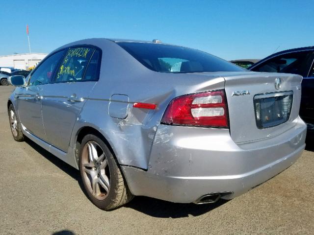 19UUA66238A011575 - 2008 ACURA TL SILVER photo 3