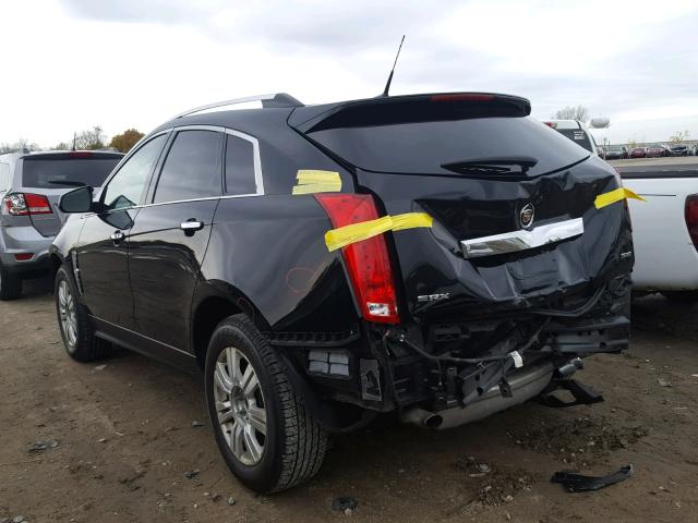 3GYFNAE32CS514413 - 2012 CADILLAC SRX LUXURY BLACK photo 3