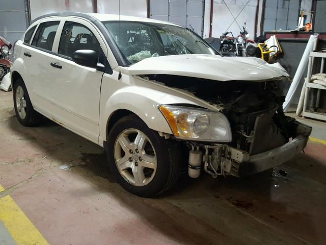 1B3HB48BX7D517028 - 2007 DODGE CALIBER SX WHITE photo 1