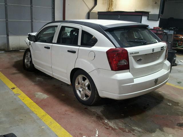 1B3HB48BX7D517028 - 2007 DODGE CALIBER SX WHITE photo 3