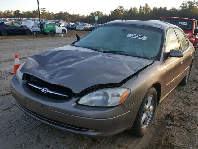 1FAFP55U33A207761 - 2003 FORD TAURUS SES TAN photo 2