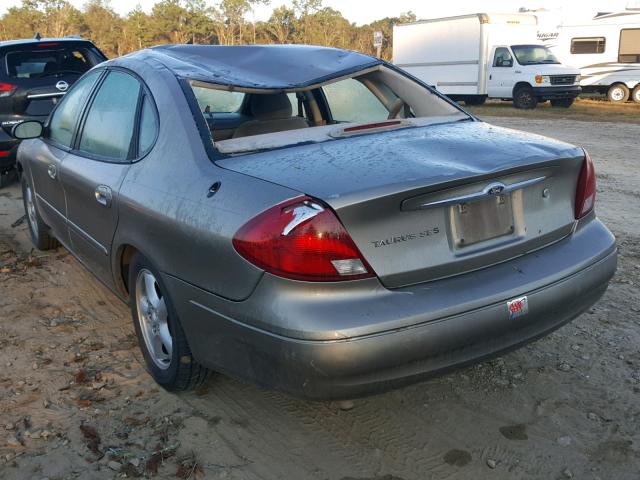 1FAFP55U33A207761 - 2003 FORD TAURUS SES TAN photo 3