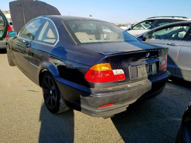 WBABN33431JW47446 - 2001 BMW 325 CI BLUE photo 9