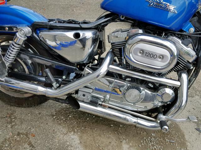 1HD1CGP122K149874 - 2002 HARLEY-DAVIDSON XL1200 C BLUE photo 7