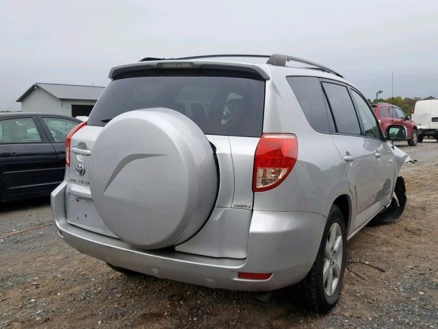 JTMBD31V175110075 - 2007 TOYOTA RAV4 LIMIT SILVER photo 4