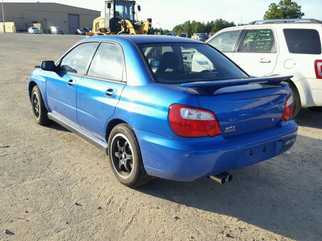 JF1GD29634G518788 - 2004 SUBARU IMPREZA WR BLUE photo 3