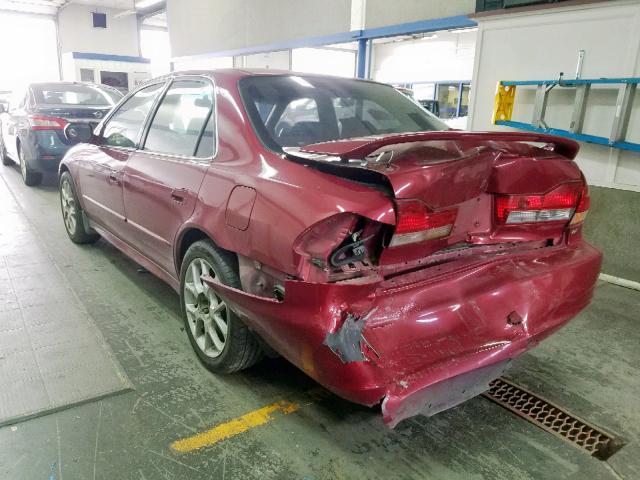 JHMCG56611C027790 - 2001 HONDA ACCORD EX RED photo 3