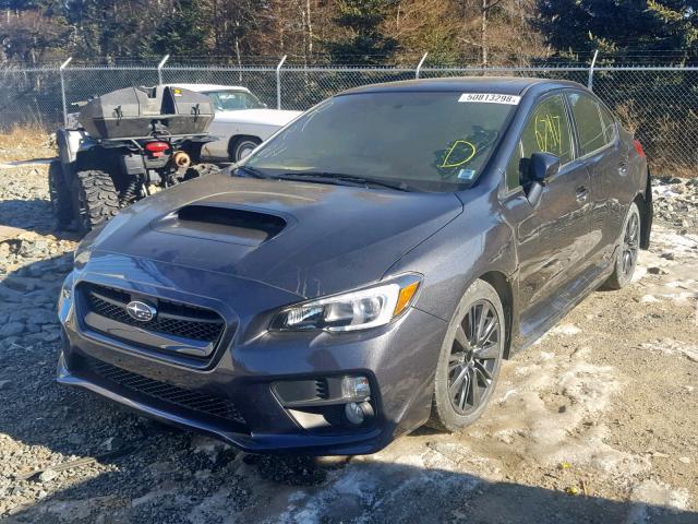 JF1VA1G61H9813234 - 2017 SUBARU WRX LIMITE GRAY photo 2