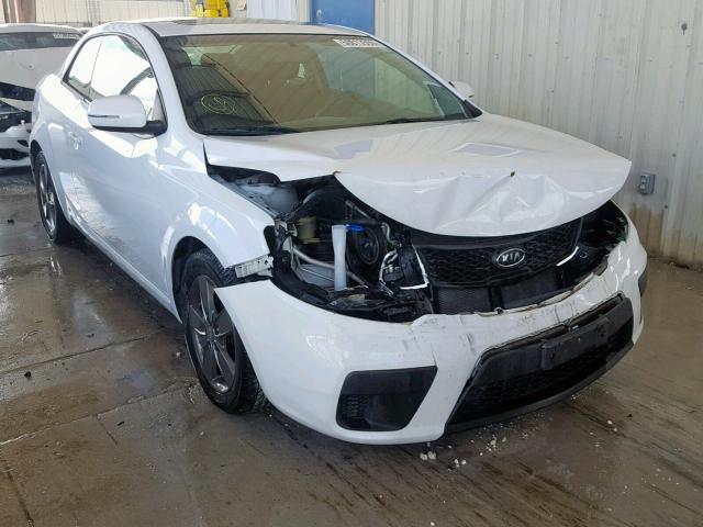 KNAFU6A29C5514290 - 2012 KIA FORTE EX WHITE photo 1