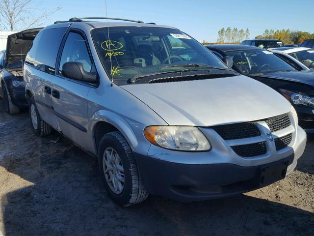 1D4GP25R44B557293 - 2004 DODGE CARAVAN SE SILVER photo 1