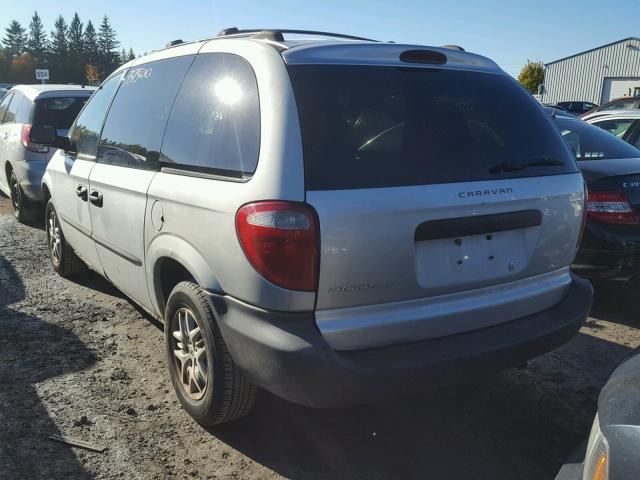 1D4GP25R44B557293 - 2004 DODGE CARAVAN SE SILVER photo 3