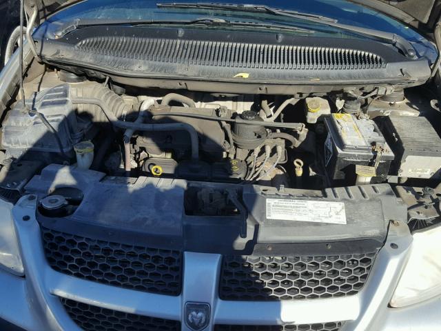 1D4GP25R44B557293 - 2004 DODGE CARAVAN SE SILVER photo 7