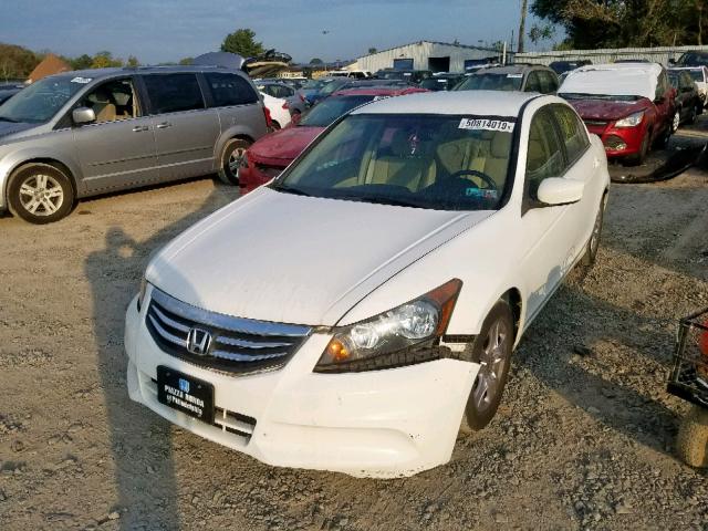 1HGCP2F46CA235162 - 2012 HONDA ACCORD LXP WHITE photo 2