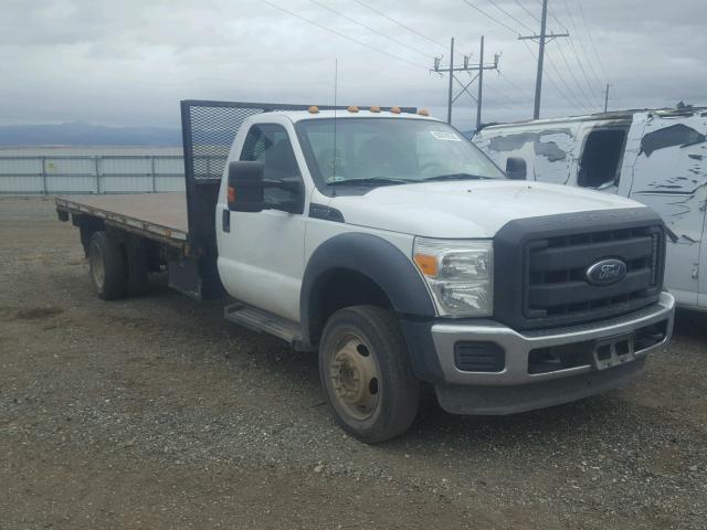 1FDUF5HYXCED10991 - 2012 FORD F550 SUPER WHITE photo 1