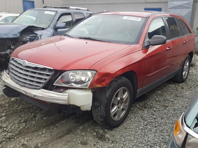 2C4GM68445R234815 - 2005 CHRYSLER PACIFICA T BURGUNDY photo 2