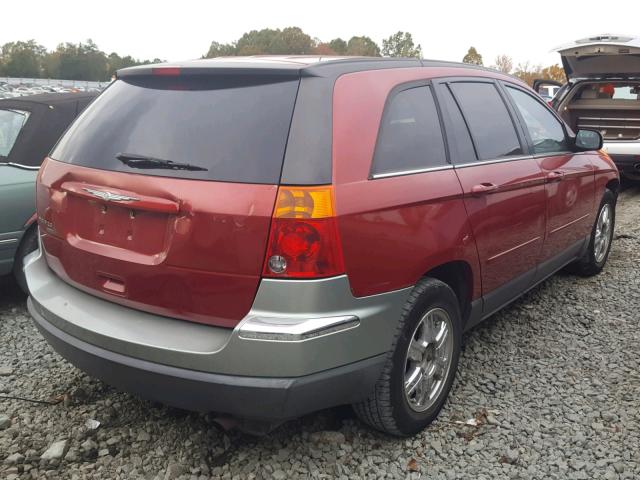 2C4GM68445R234815 - 2005 CHRYSLER PACIFICA T BURGUNDY photo 4