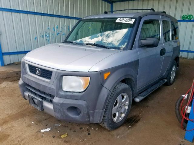 5J6YH28574L016914 - 2004 HONDA ELEMENT EX SILVER photo 2