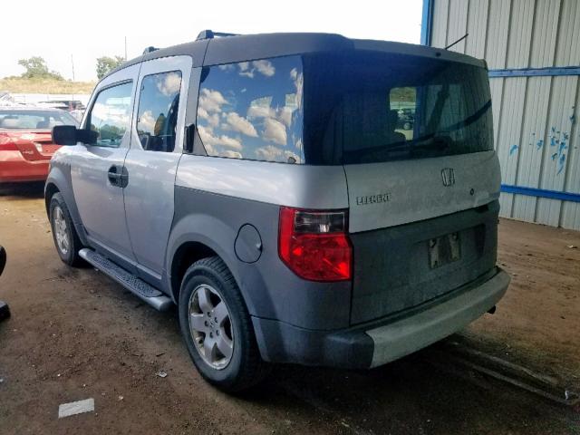 5J6YH28574L016914 - 2004 HONDA ELEMENT EX SILVER photo 3