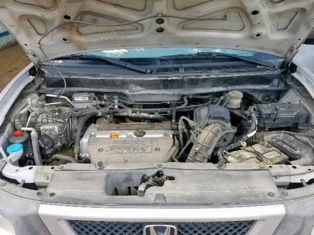 5J6YH28574L016914 - 2004 HONDA ELEMENT EX SILVER photo 7