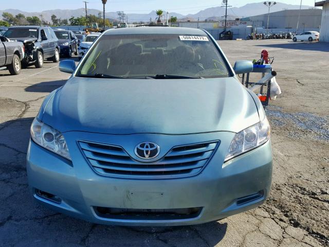 4T1BE46K17U544158 - 2007 TOYOTA CAMRY CE GREEN photo 9