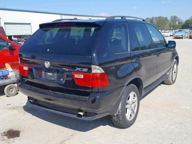 5UXFA13556LY42164 - 2006 BMW X5 3.0I BLACK photo 3