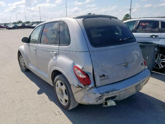 3A8FY68B27T599789 - 2007 CHRYSLER PT CRUISER SILVER photo 3