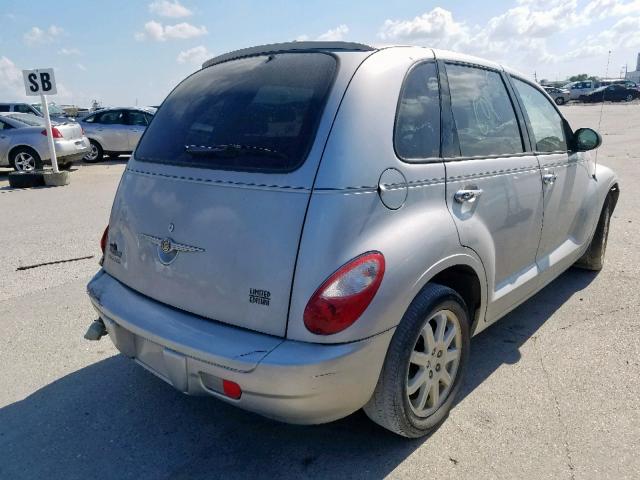 3A8FY68B27T599789 - 2007 CHRYSLER PT CRUISER SILVER photo 4