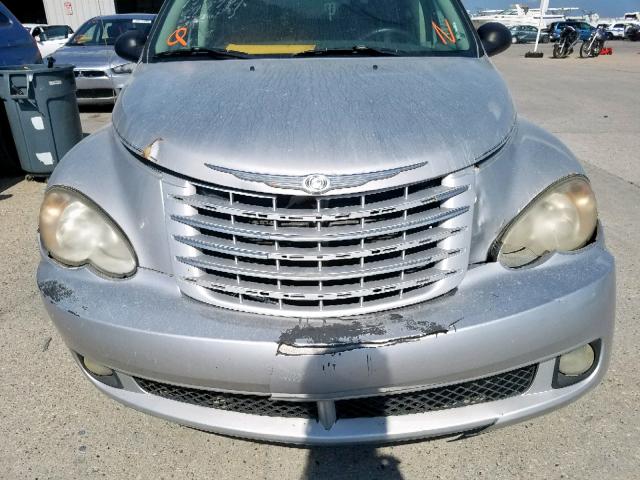 3A8FY68B27T599789 - 2007 CHRYSLER PT CRUISER SILVER photo 9