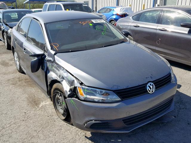 3VW2K7AJ7CM309790 - 2012 VOLKSWAGEN JETTA BASE GRAY photo 1