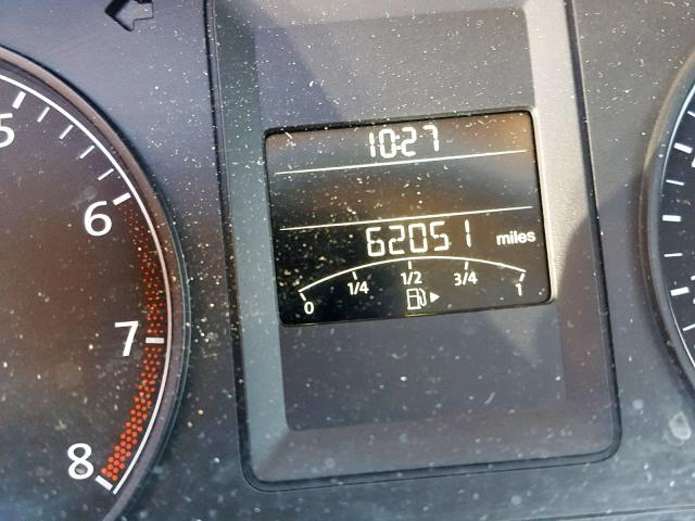 3VW2K7AJ7CM309790 - 2012 VOLKSWAGEN JETTA BASE GRAY photo 8