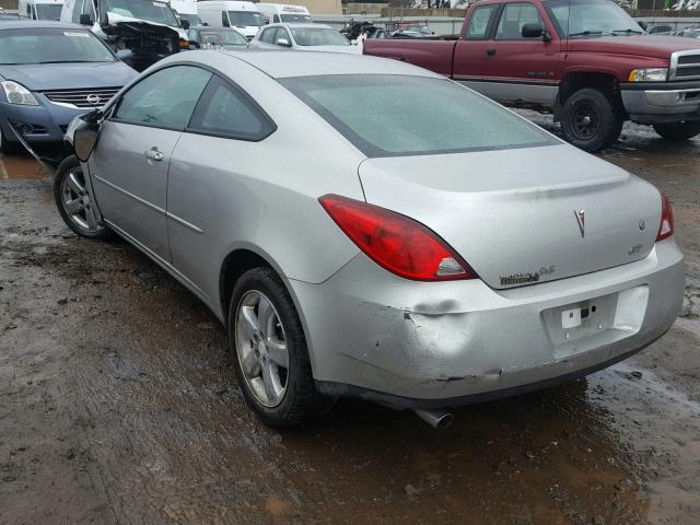 1G2ZH158664259148 - 2006 PONTIAC G6 GT SILVER photo 3