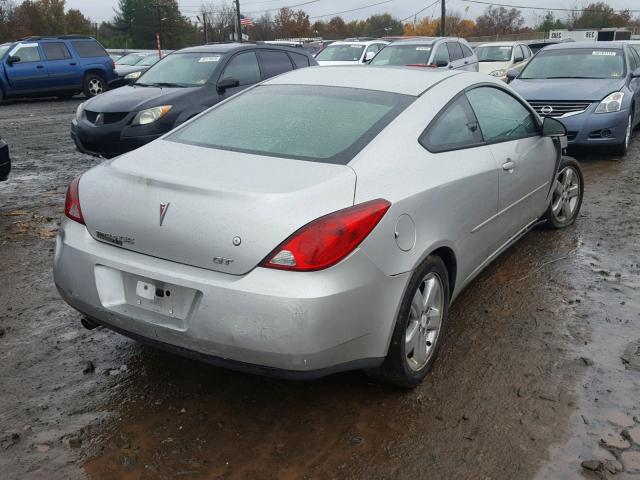 1G2ZH158664259148 - 2006 PONTIAC G6 GT SILVER photo 4