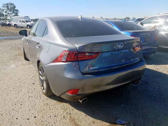 JTHBA1D20G5020140 - 2016 LEXUS IS 200T GRAY photo 3