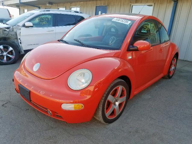 3VWCD21C52M447524 - 2002 VOLKSWAGEN NEW BEETLE ნარინჯისფერი ფოტო 2