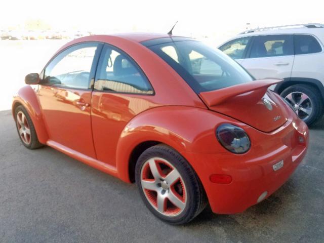 3VWCD21C52M447524 - 2002 VOLKSWAGEN NEW BEETLE ნარინჯისფერი ფოტო 3