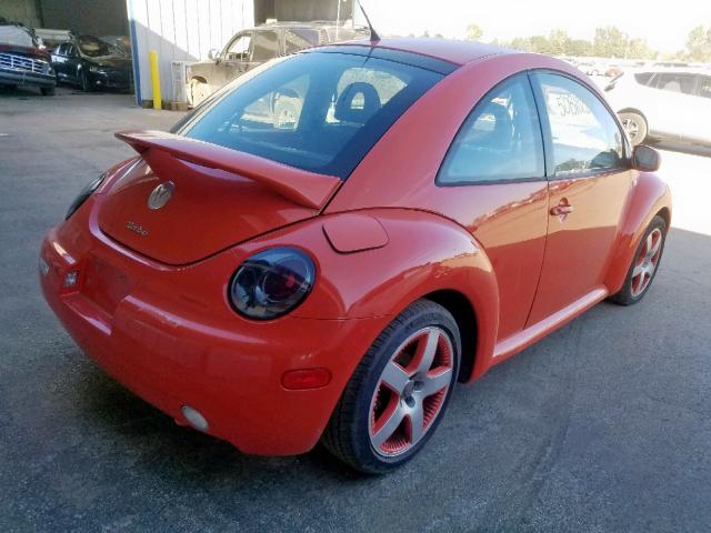 3VWCD21C52M447524 - 2002 VOLKSWAGEN NEW BEETLE ნარინჯისფერი ფოტო 4