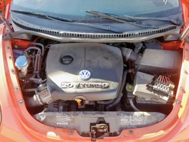 3VWCD21C52M447524 - 2002 VOLKSWAGEN NEW BEETLE ნარინჯისფერი ფოტო 7