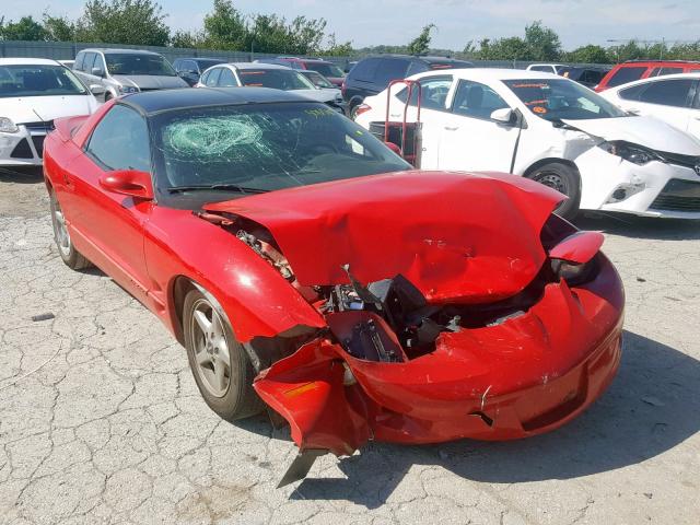 2G2FS22K422143800 - 2002 PONTIAC FIREBIRD RED photo 1