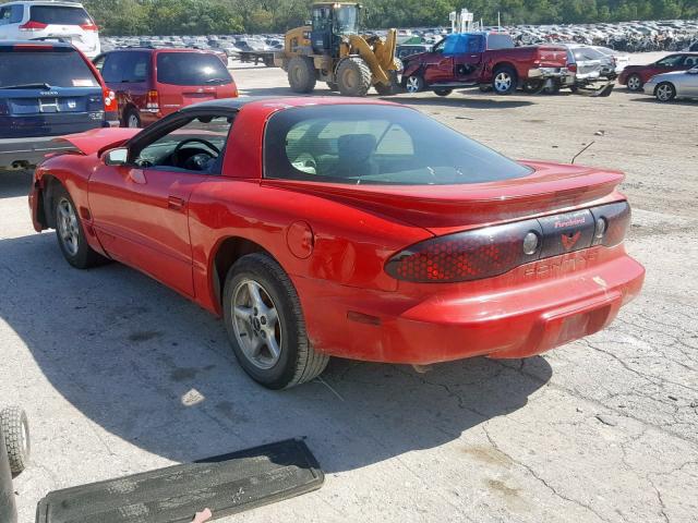 2G2FS22K422143800 - 2002 PONTIAC FIREBIRD RED photo 3