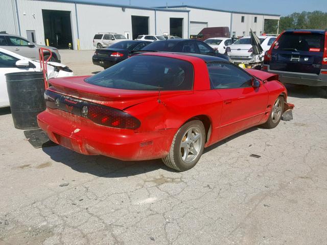 2G2FS22K422143800 - 2002 PONTIAC FIREBIRD RED photo 4