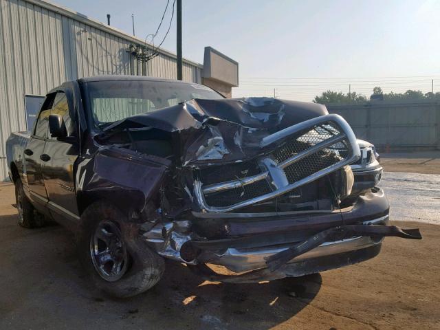 1D7HA18D35S245972 - 2005 DODGE RAM 1500 S BURGUNDY photo 1