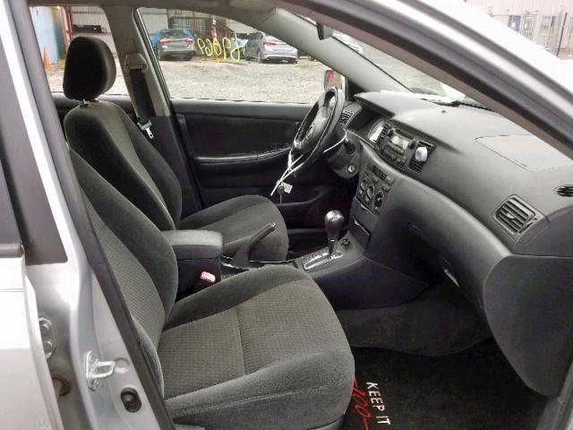 2T1BR32E86C589399 - 2006 TOYOTA COROLLA CE SILVER photo 5