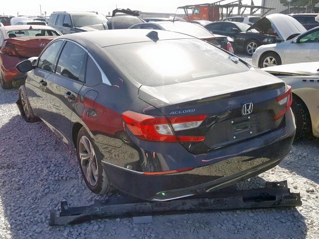 1HGCV1F46KA075668 - 2019 HONDA ACCORD EX BLACK photo 3