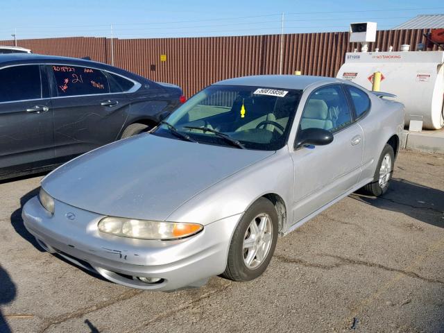 1G3NL12F74C102467 - 2004 OLDSMOBILE ALERO GL SILVER photo 2