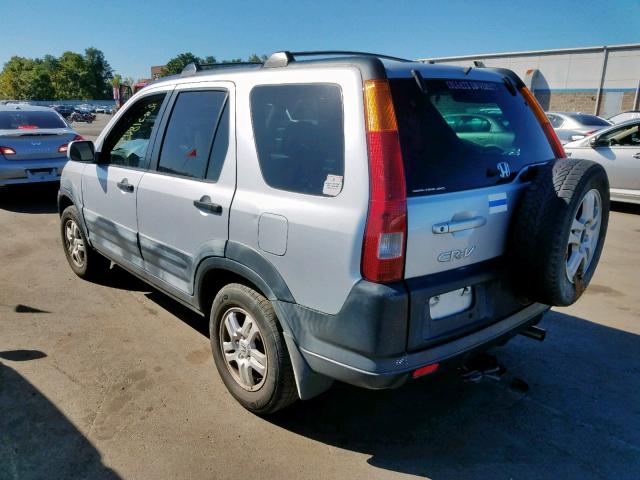 SHSRD78863U144603 - 2003 HONDA CR-V EX SILVER photo 3