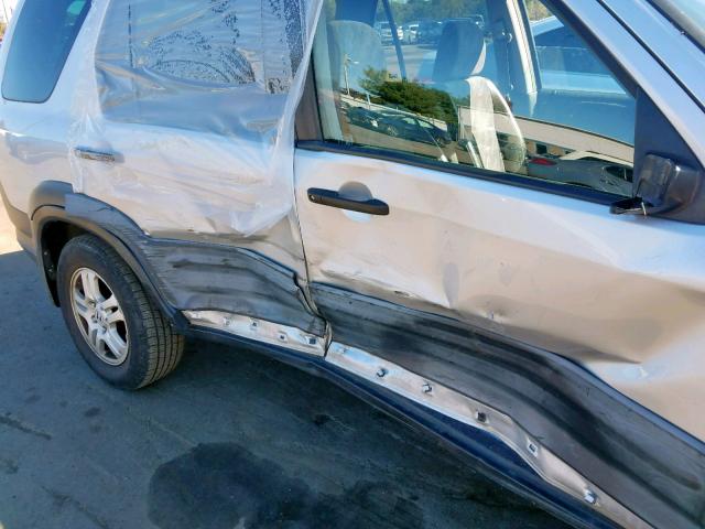 SHSRD78863U144603 - 2003 HONDA CR-V EX SILVER photo 9