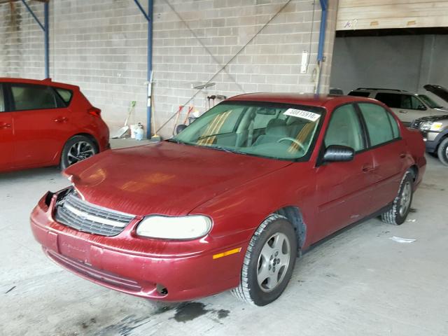 1G1ND52F64M636485 - 2004 CHEVROLET CLASSIC RED photo 2