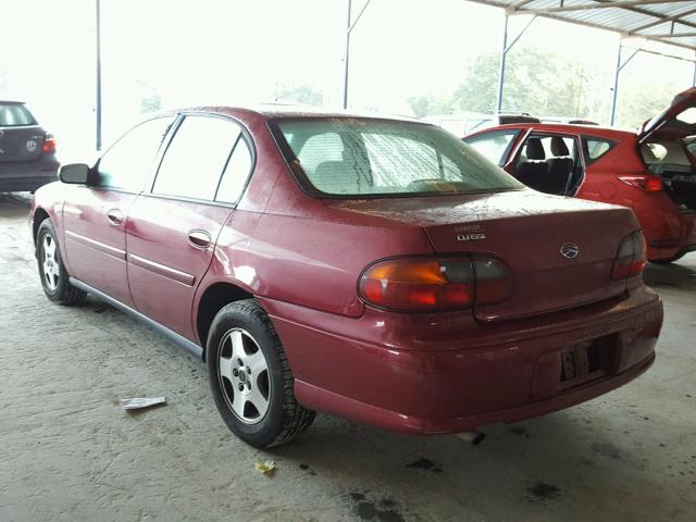 1G1ND52F64M636485 - 2004 CHEVROLET CLASSIC RED photo 3