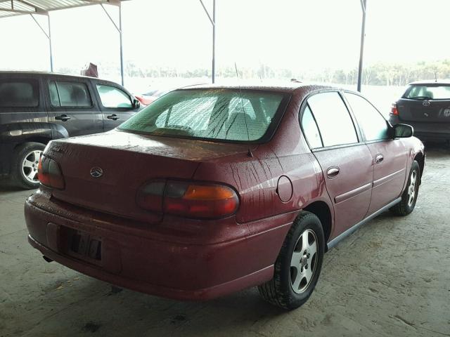 1G1ND52F64M636485 - 2004 CHEVROLET CLASSIC RED photo 4