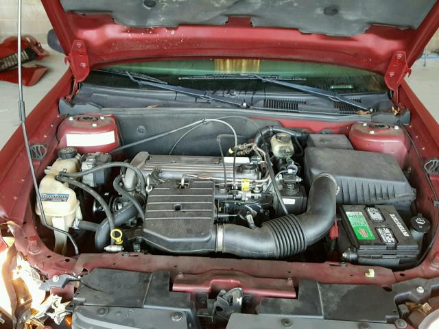 1G1ND52F64M636485 - 2004 CHEVROLET CLASSIC RED photo 7